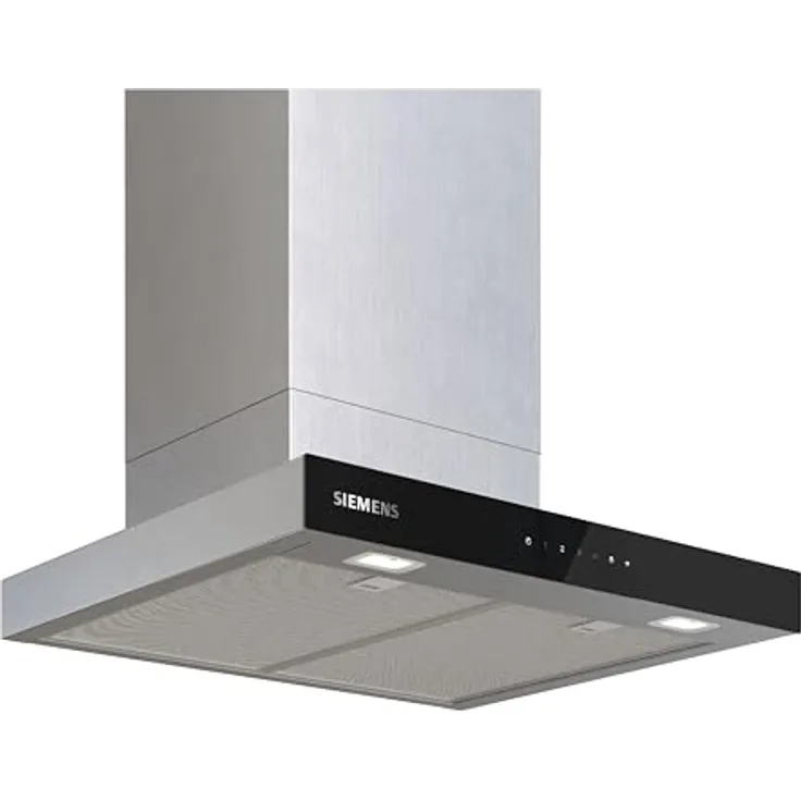 Siemens LC67BDN30 iQ500, Wandesse 60 cm, iQdrive-Motor, intelligente Dunstabzugsautomatik, Doppelfiltersystem, LED-Beleuchtung, touchControl, Metall-Optik