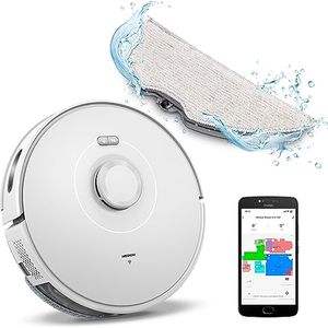 Bild für MEDION Saugroboter mit Lasernavigation und Wischfunktion X10 SW (Starke 2.700Pa Saugkraft, 2in1 Roboterstaubsauger, präzise Kartenerstellung, Go & No Go Bereiche, mehrere Etagen)