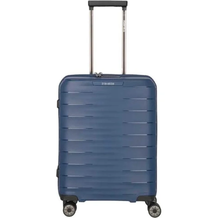 Travelite Mooby Kabinentrolley S 55 cm, 4 Rollen, 100% Polypropylen, blau – Bild 1