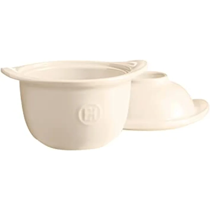 Emile Henry Egg Nest Eierkocher, Keramik für 1 bis 3 Eier, ideal zum Backen von weichgekochten Eiern – Bild 4