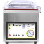 Hendi Vakuum Kammer Verpackungsmaschine 350mm, Vakuumiergerät, Silber