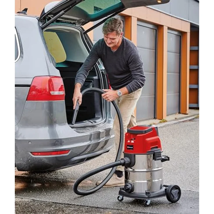 Einhell Nass-Trocken-Sauger TE-VC 36/25 Li S-Solo, 108 W, kabellos, Edelstahlbehälter, ohne Akku – Bild 5
