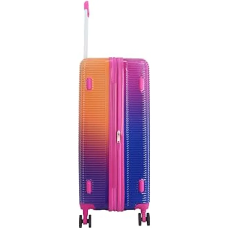 SAXOLINE Reisekoffer Twist, groß, erweiterbar, 110 l, 76 x 50 x 30 cm, Rosa, mit 360-Grad-Schwenkrädern und Teleskopgriff – Bild 5