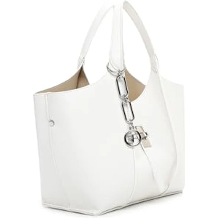 Suri Frey SFY Daggy Shopper Tasche S, 37 cm, weiß, 100% Polyurethan – Bild 3