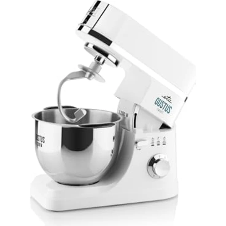 ETA Gustus Smart IV, Küchenmaschine 1.200W mit 5,5L Edelstahl-Schüssel, Planetenrührsystem und Zubehör – Bild 4