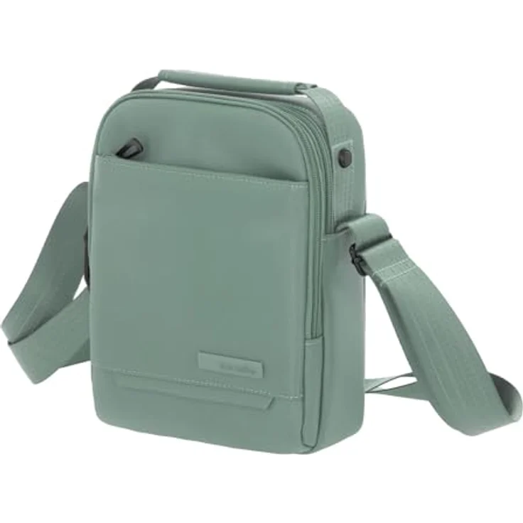 Travelite Workfloow Mini Bag, Umhängetasche aus 100% Polyester, 17 cm x 8 cm x 23 cm, salbei – Bild 4