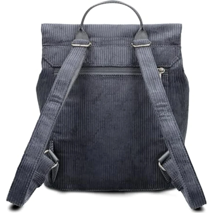Zwei Mademoiselle.M City Rucksack, 29 cm, grau, aus 100% Polyurethan, kompakt und leicht – Bild 5