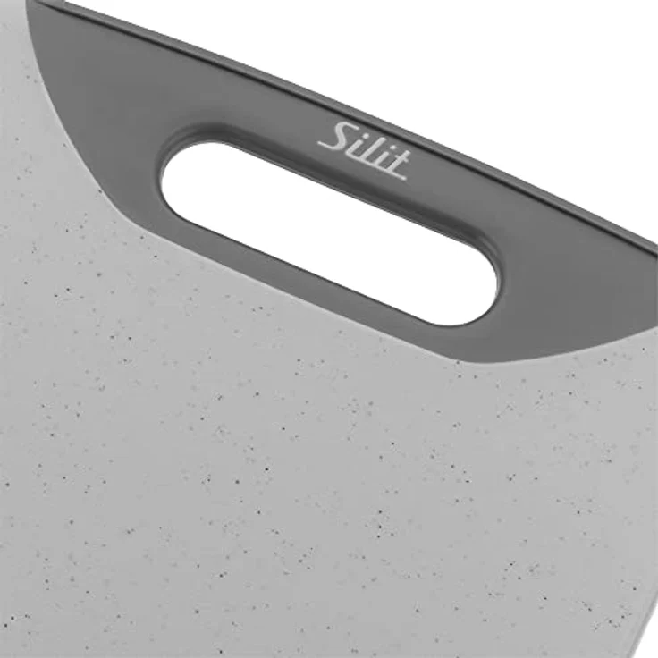 Silit Schneidebrett, 32 x 20 cm, rechteckig, Kunststoff, praktischer Griff, spülmaschinengeeignet, klingenschonend – Bild 4
