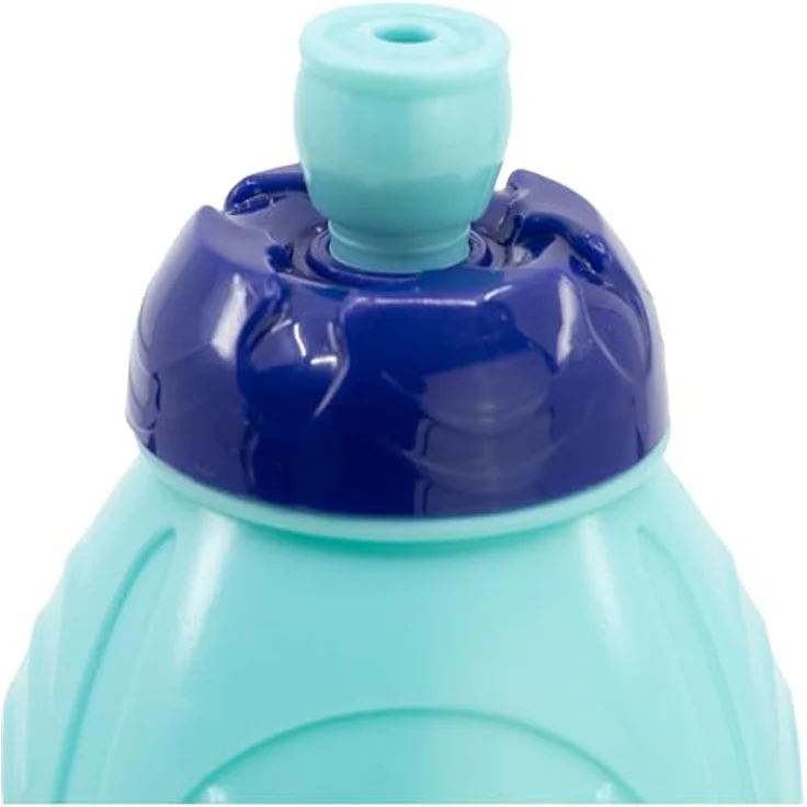 Bluey Trinkflasche 400 ml, Kindertrinkflasche mit ergonomischer Form und Tropfschutz für Schule und Freizeit – Bild 3