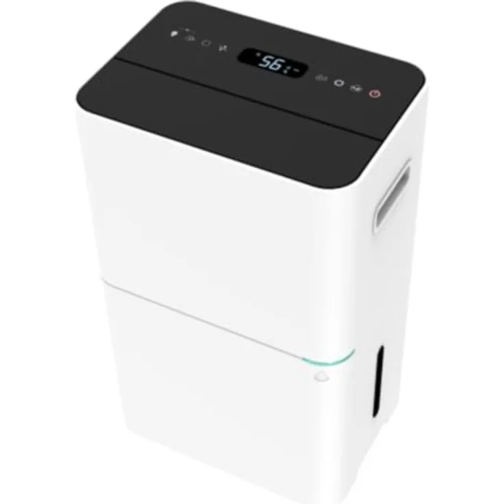 Qlima Luftentfeuchter D820 A Smart, Entfeuchtet 12L pro Tag, Weiß