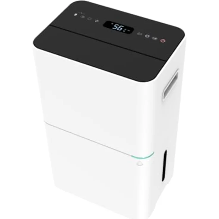 Qlima Luftentfeuchter D820 A Smart, Entfeuchtet 12L pro Tag, Weiß – Bild 1