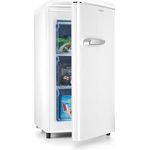 Klarstein Laika Gefrierschrank - 60 Liter Gesamtvolumen, Retro-Design, creme