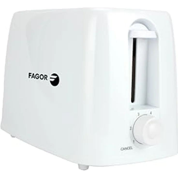 Fagor FlexiToast Toaster 650W, 2 Schlitze mit 6-stufiger Bräunungssteuerung, Automatikfunktion, kompaktes Design, leicht zu reinigen – Bild 2