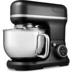 Medion® Küchenmaschine MD 18442, 1200 W, 5 l Schüssel, 8 Geschwindigkeitsstufen, schwarzes Gehäuse, inkl. umfangreichem Zubehör-Set mit Eisschüssel