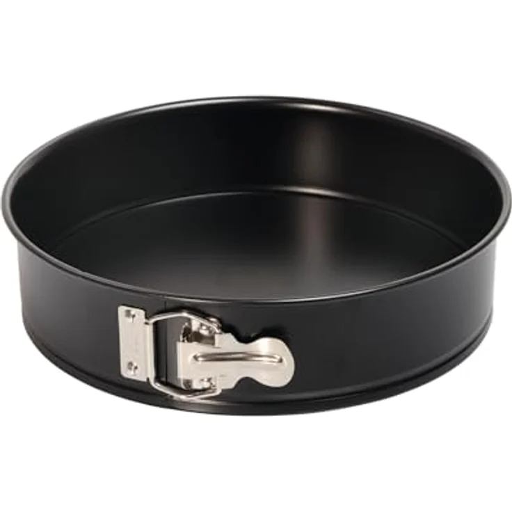 Kaiser Classic Springform, mit Flachboden, Ø 28 cm, runde Backform, auslaufsicher, antihaftbeschichtet, schwarz – Bild 2