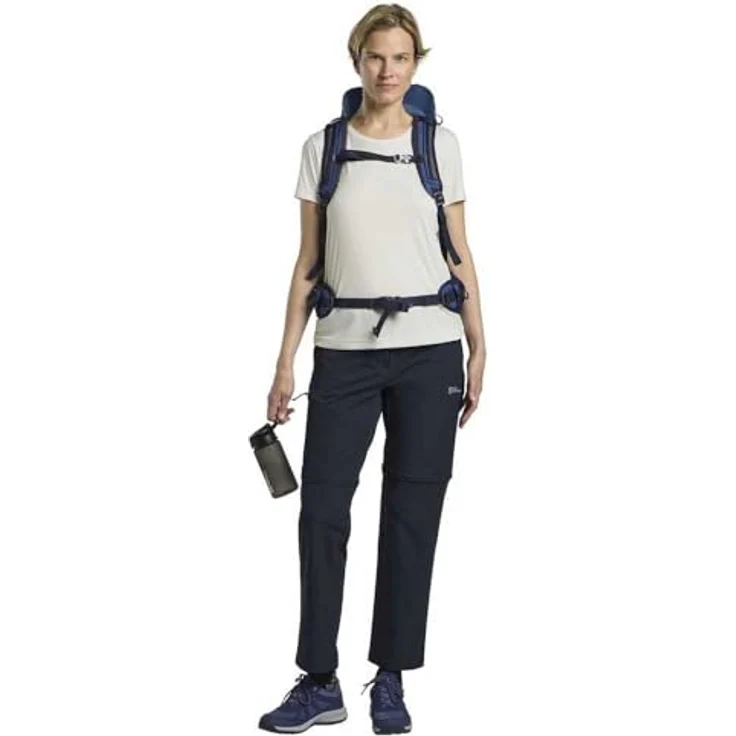 Jack Wolfskin SAIMA STRAW 0.5L Trinkflasche, auslaufsicherer Strohhalmdeckel, griffige Hülle – Bild 8