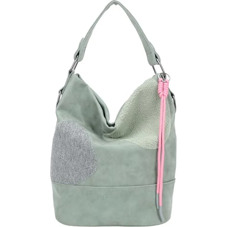 Fritzi aus Preußen Olga Schultertasche, 27 cm, Handtasche mit Magnetverschluss und geräumigem Hauptfach, Grün – Bild 2
