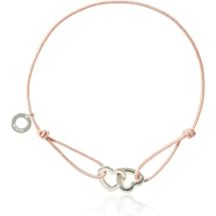 THOMAS SABO Damen Armband Little Secret Herzen 925 Sterlingsilber LS121-173-19-L20V