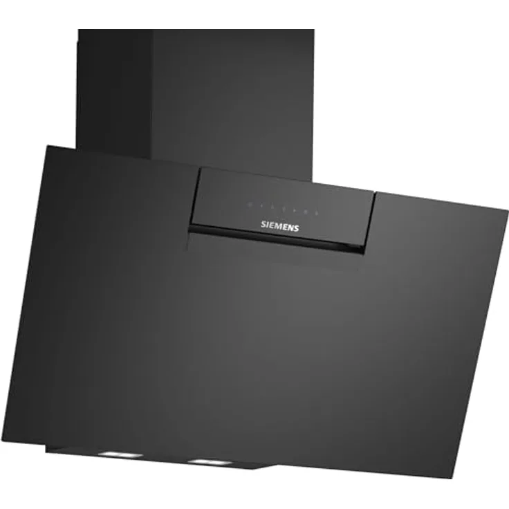 Siemens LC87KFN60 iQ300, Wandesse, 80 cm, Schwarz mit Glasschirm, cookConnect System - Wandesse und Kochfeld, touchControl, LED-Beleuchtung
