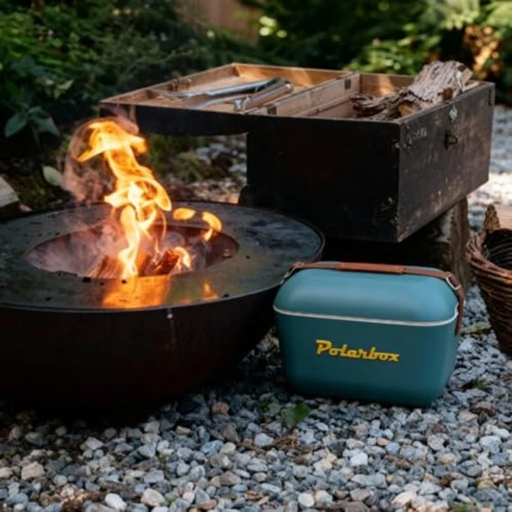 Polarbox Classic Azul Marino - Mostaza, Kühlbox mit 12 l Fassungsvermögen und hochwertiger Isolierung – Bild 5