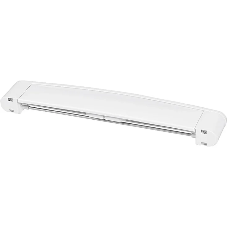 Gimi Telepack 70 Wandwäschetrockner, Trockenlänge 5 m, Tragkraft 7 kg, Teleskop-System, 70 x 38 x 6 cm (BxTxH), weiß – Bild 3