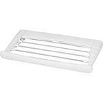 Gimi Telepack 70 Wandwäschetrockner, Trockenlänge 5 m, Tragkraft 7 kg, Teleskop-System, 70 x 38 x 6 cm (BxTxH), weiß