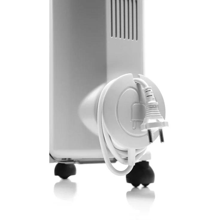 De'Longhi TRRS1225 Öl-Radiator Radia-S Serie - elektrischer energiesparender Heizkörper mit 12 Rippen für Räume bis 75m³, grau, Radiator – Bild 4