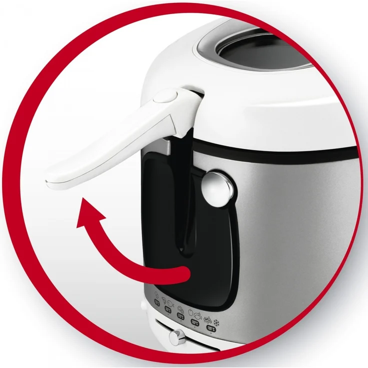 Moulinex Mega XXL AM4800, mit Öl, 2100W, 3 Liter Fassungsvermögen, spülmaschinenfest, Antihaftbeschichtung, knusprige Pommes – Bild 7