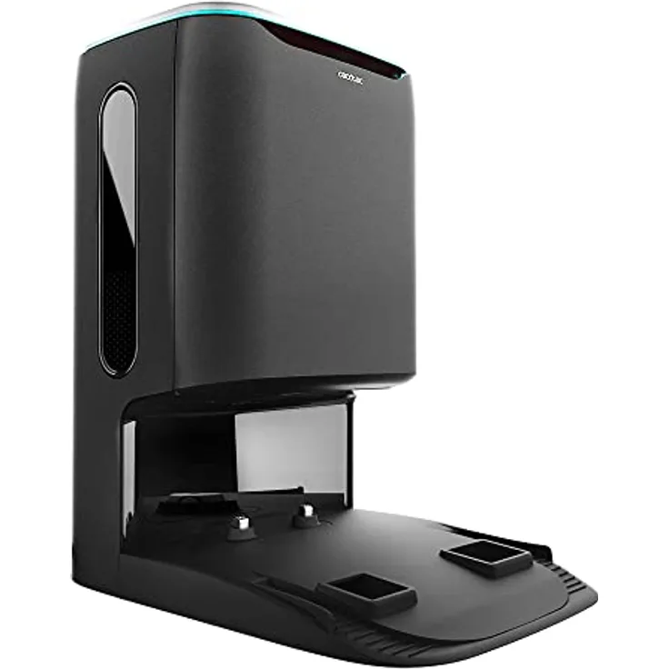 Cecotec Selbstreinigende Basis Conga Home 10000. Kompatibel mit den Serien 8000 und 9000, Automatische Entleerung des Roboters, Hygienische Reinigung, Kompakte Lagerung für Zubehör, 2,5l
