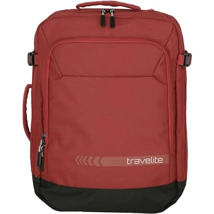 travelite Kick Off Multibag Rucksack 50 cm, rot – Bild 2