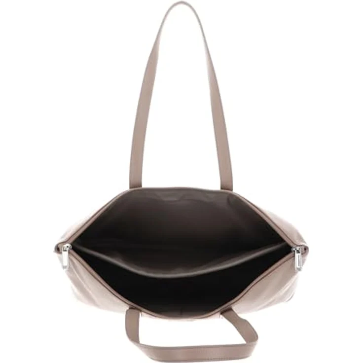 Mandarina Duck Mellow Leather PC Shopper FZT54, eleganter Shopper aus italienischem Kalbsleder, Nude, 42 x 12 x 31 cm – Bild 5