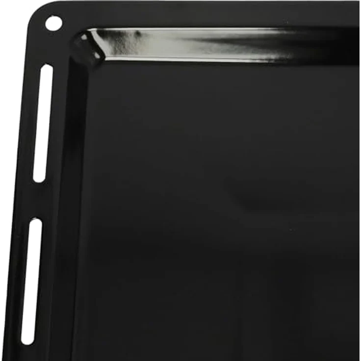 VHBW Backblech kompatibel mit Privileg PCCI 5-Serie, 44,5 x 37,5 x 2,5 cm, Antihaftbeschichtet, Emailliert, Schwarz – Bild 5