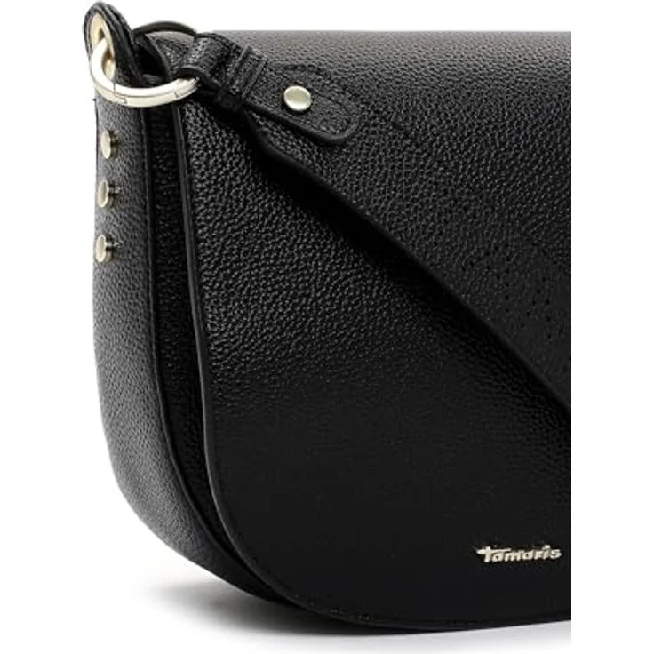 Tamaris TAS Kiri Umhängetasche, 25 cm x 8 cm x 20 cm, schwarz, 100% Polyurethan – Bild 5
