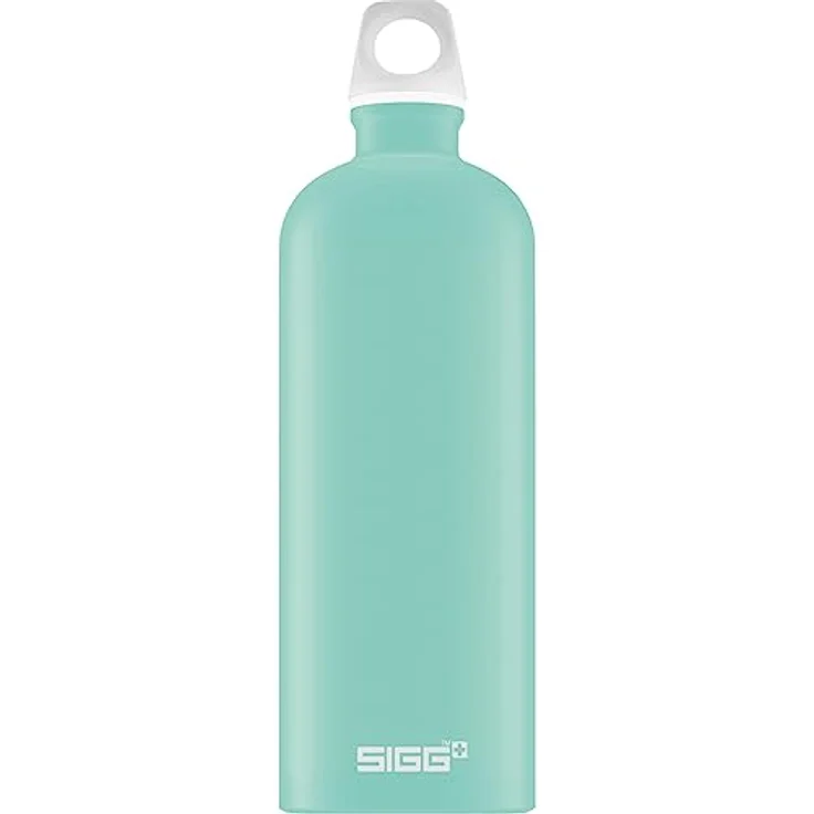 Sigg Lucid Glacier Touch, Design Trinkflasche, 1 L, Aluminium, BPA Frei, Türkis, 1.0 L – Bild 2