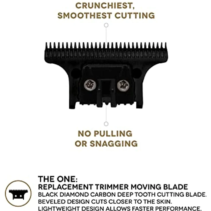 STYLECRAFT Professioneller Herren-Haarschneider Saber Trimmer, 180 Minuten Autonomie, Verstellbare Klinge 0 Gap, Stabiles Metallgehäuse (Schwarz) – Bild 5