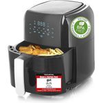 Emerio Heißluftfritteuse AF-123544.7 Family XXL mit 5,5L Volumen, 1400 W, Digitale Bedienung und Cool Touch Gehäuse