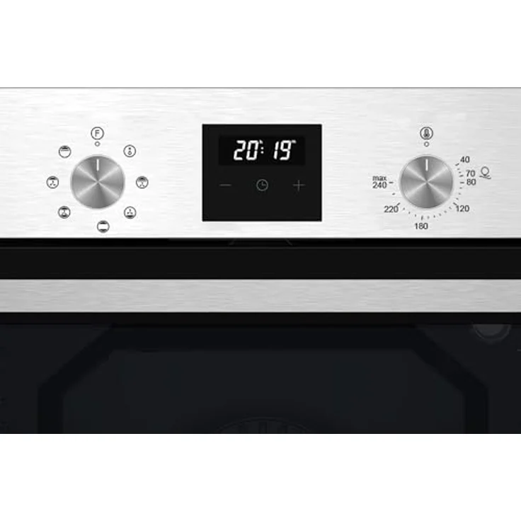 CATA MDS 8007 X, Digitaler Multifunktionsofen mit 7 Funktionen, 80 l, Edelstahl-Finish und schwarzes Glas, Panorama-Tür, Innenbeleuchtung, Energieeffizienzklasse A – Bild 2