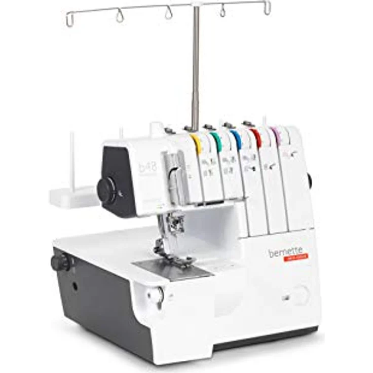 Bernette Overlock-Nähmaschine BERNETTE b48 Funlock (Combo) mit großer Stichauswahl, Differentialtransport und bis zu 1300 Stichen pro Minute – Bild 2