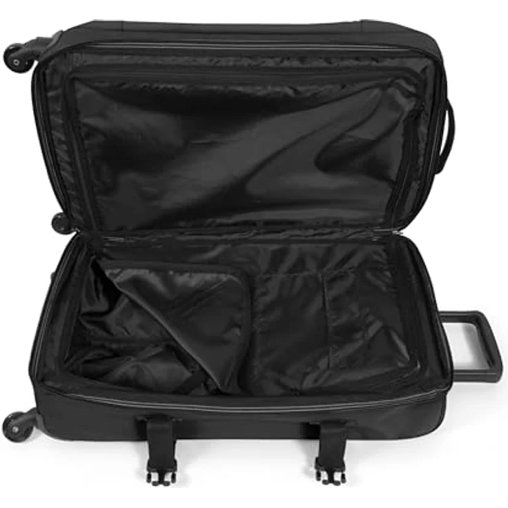 EASTPAK TRANS4 S Koffer, 27 L - 360°-Rollsystem, Zweistöckiges Fach, Schwarz – Bild 2