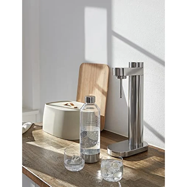 Stelton CO2 Carbonator, Brus Wassersprudler Edelstahl – Bild 2