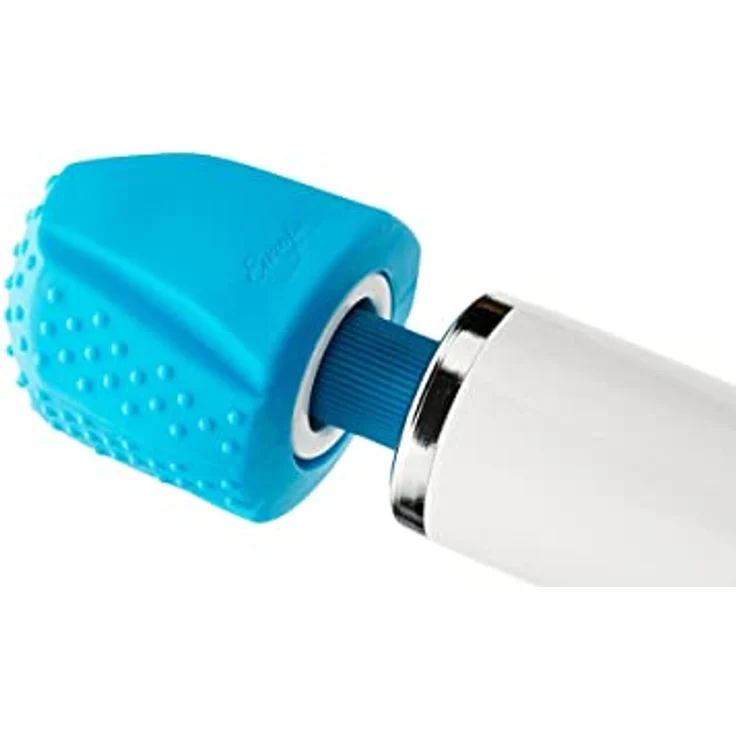 Europe Magic Wand Massagestab - Aufsatz "Genio" mit Noppen, Silikon, mattiert, weiß – Bild 3