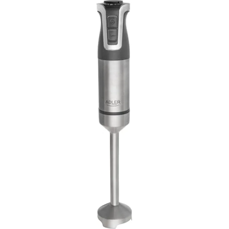 Adler Stabmixer AD 4627, 1800 W, Handmixer Set mit 20 Geschwindigkeitsstufen und Turbo Funktion, grau – Bild 3