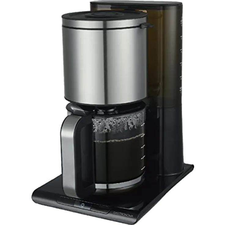 Gastronoma 18100003 - Koffiezetapparaat 1.5L, zwart/roestvrij staal, Filterkaffeemaschine, Schwarz