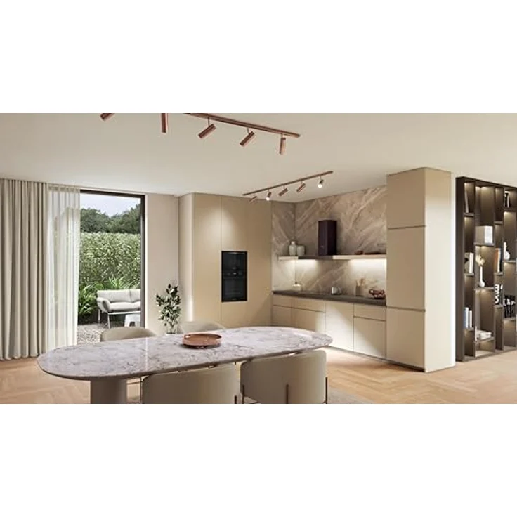 Bauknecht BBA285HU0K Einbau-Backofen, A+, 71 L XXL-Garraum, PowerHeißluft, Maxi Cooking, schwarz – Bild 3