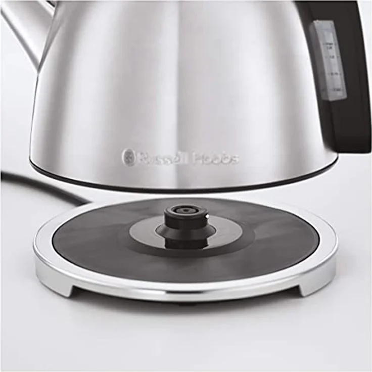 Russell Hobbs Wasserkocher Edelstahl Retro 65 Jahre Jubiläumsmodel,1,2l, 2400W, Schnellkochfunktion, Perfect-Pour-Ausgusstülle, Wasserstandsanzeige, Vintage Teekocher 25860-70 – Bild 6
