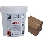 Sanit-Chemie Sanitärtankwürfel 10er Dose, blau färbend und angenehmer Duft
