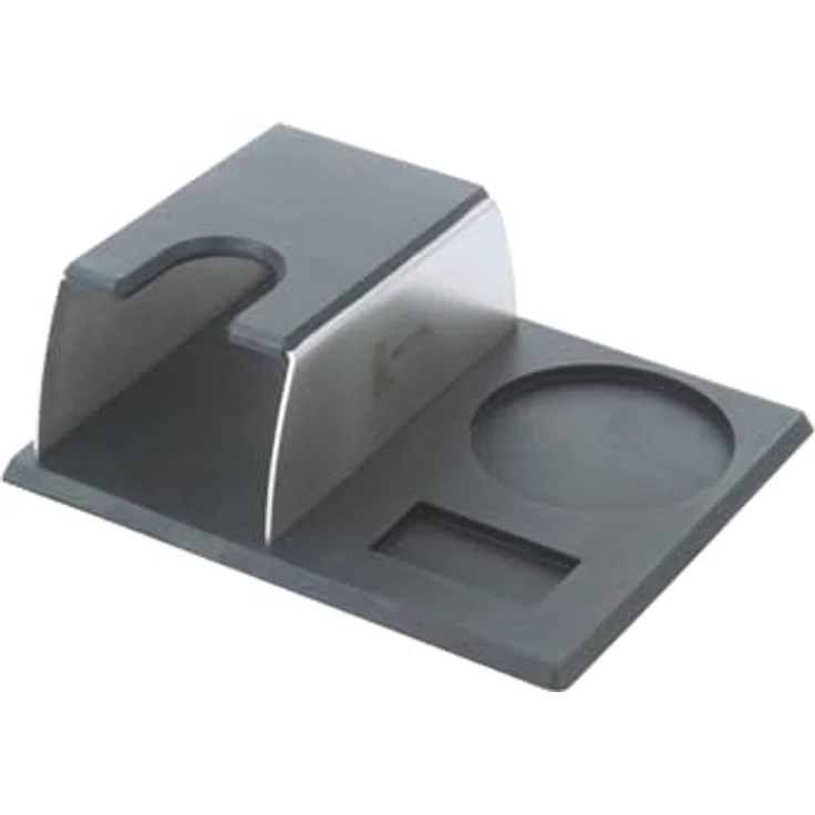 Motta Tampingstation mit Tampingmatte, Edelstahl, schwarz – Bild 2