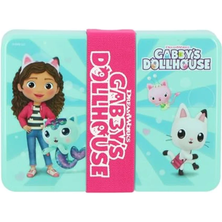 Gabby's Dollhouse Lunchbox vielseitige Brotbox für unterwegs, 18x13x5 cm, ideal für Kinder – Bild 3