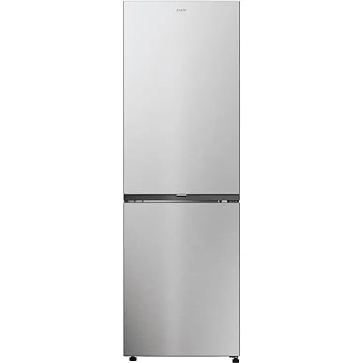 Candy Fresco CNCQ2T618EX, Freistehende Kühl-Gefrierkombination, 355 l, NoFrost, Multi Airflow, Energieeffizienzklasse E, Edelstahl
