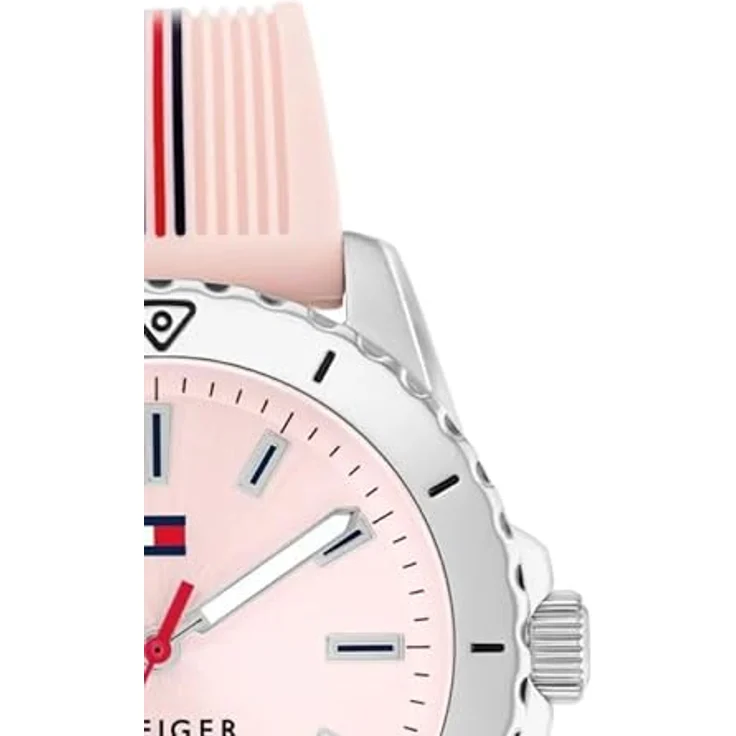 Tommy Hilfiger Quarzuhr GIRLS 1720052, rosa Armbanduhr mit Silikonband, wasserdicht bis 10 bar, ideal als Geschenk für Mädchen – Bild 6